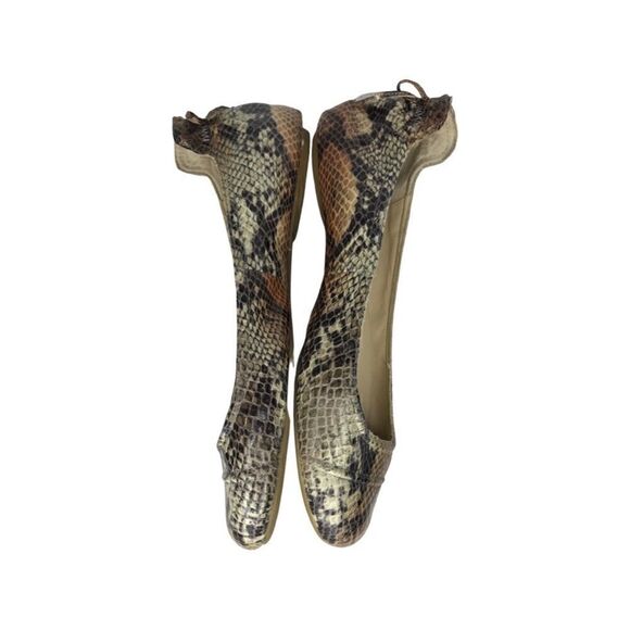 Calvin Klein Priya Faux Snakeskin Leather Flats Size 9.5 - Picture 9 of 12